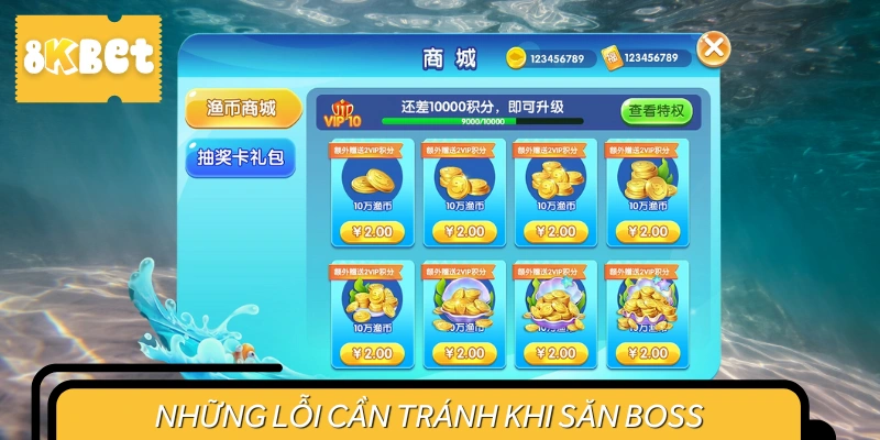 Tổng hợp các lỗi hay gặp khi săn bắt